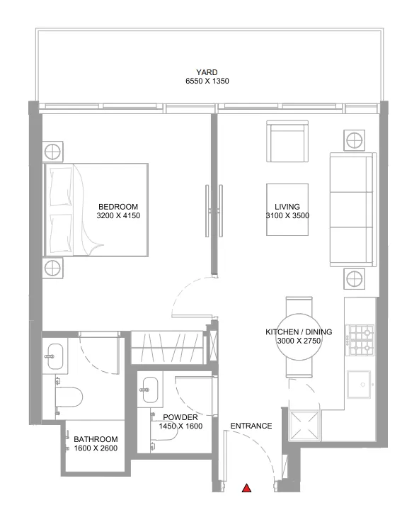 Sobha Pierside Marina Residences floor plan