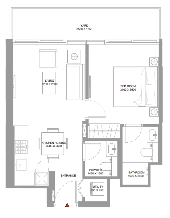 Sobha Pierside Marina Residences floor plan