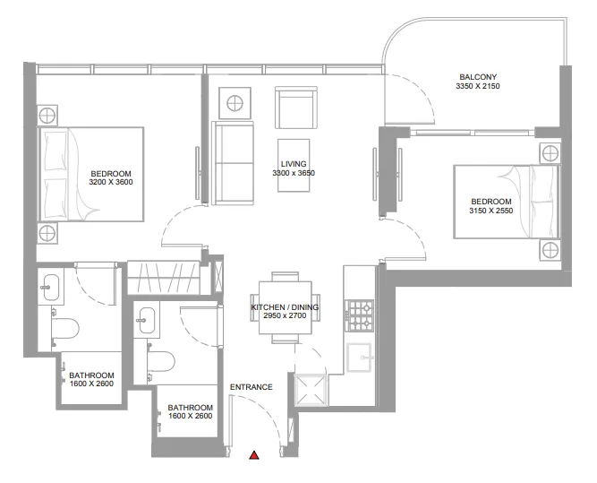 Sobha Pierside Marina Residences floor plan