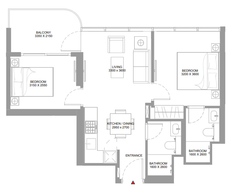 Sobha Pierside Marina Residences floor plan