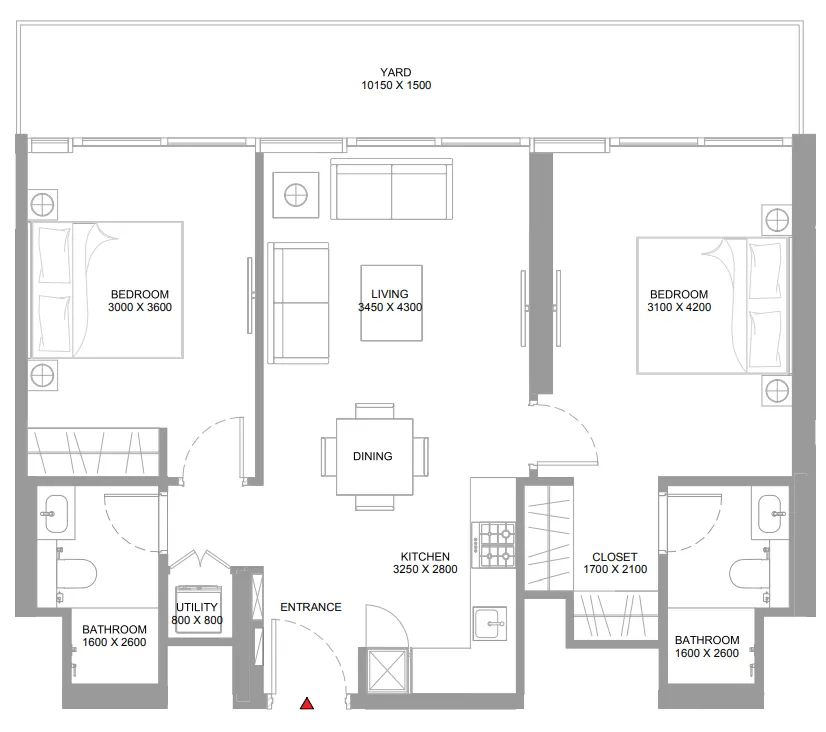 Sobha Pierside Marina Residences floor plan