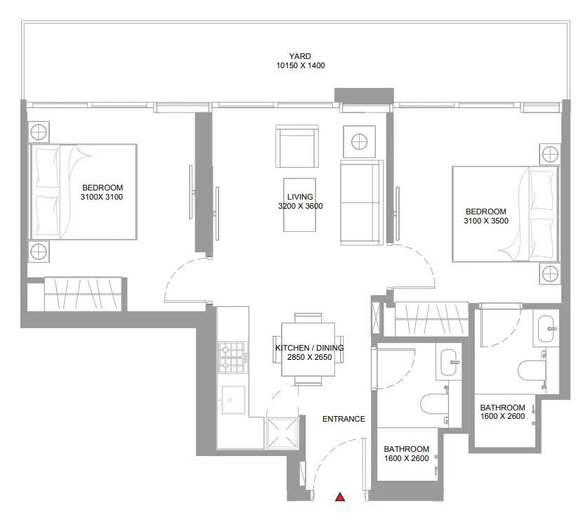 Sobha Pierside Marina Residences floor plan
