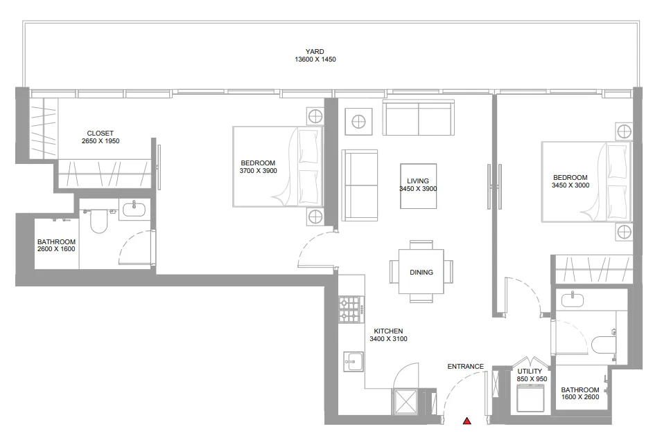 Sobha Pierside Marina Residences floor plan
