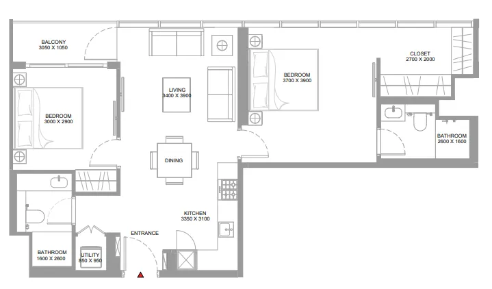 Sobha Pierside Marina Residences floor plan