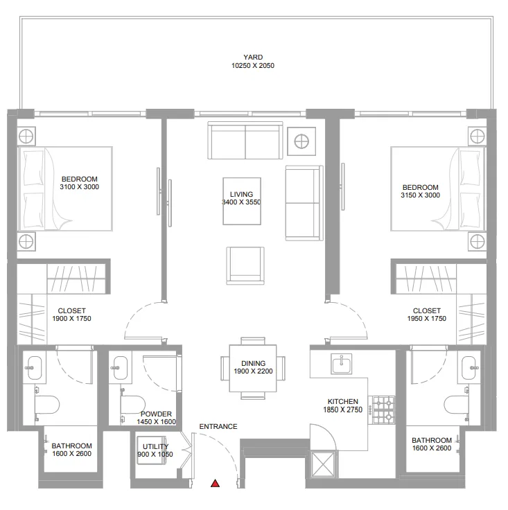 Sobha Pierside Marina Residences floor plan