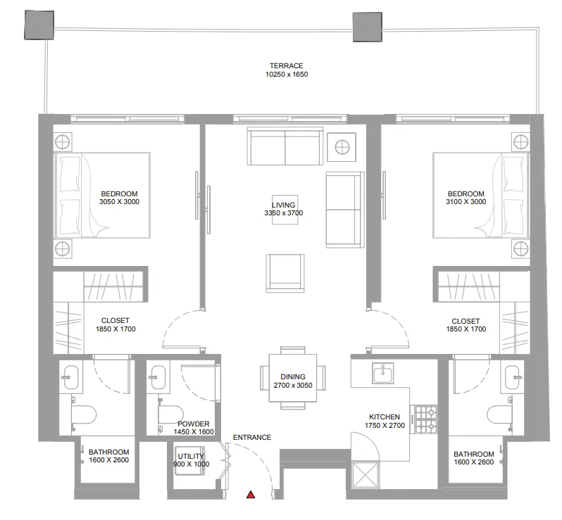 Sobha Pierside Marina Residences floor plan