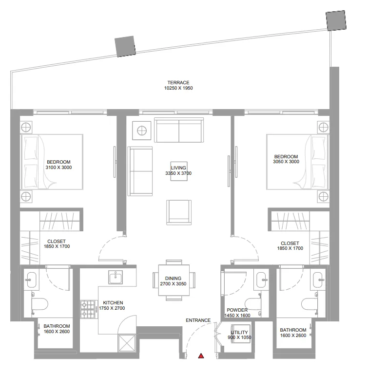 Sobha Pierside Marina Residences floor plan
