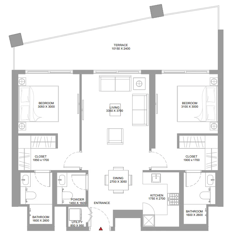 Sobha Pierside Marina Residences floor plan