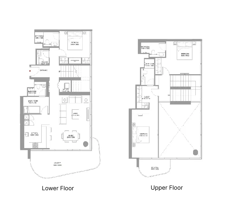 Sobha Pierside Marina Residences floor plan
