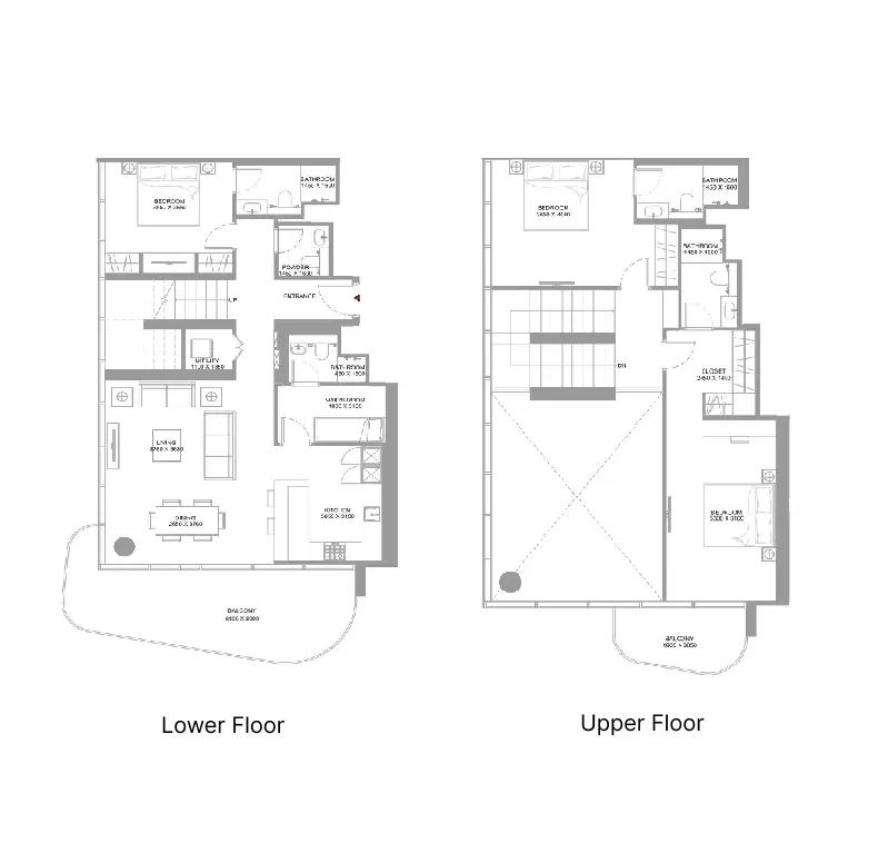 Sobha Pierside Marina Residences floor plan