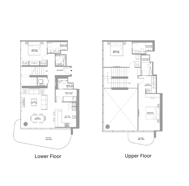 Sobha Pierside Marina Residences floor plan