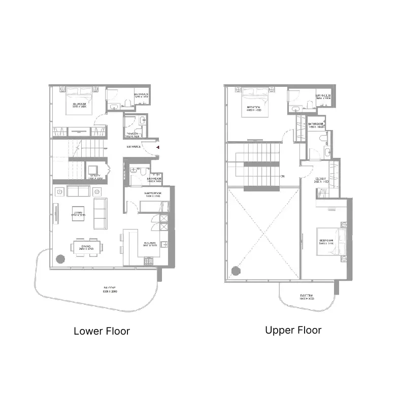 Sobha Pierside Marina Residences floor plan