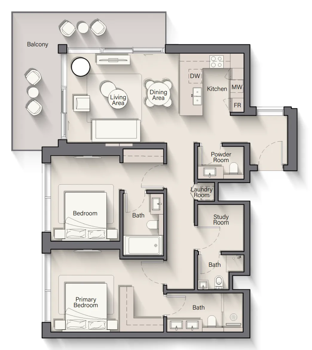 Ellington Playa Del Sol floor plan