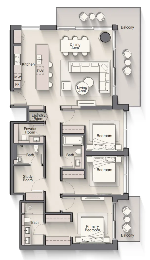 Ellington Playa Del Sol floor plan
