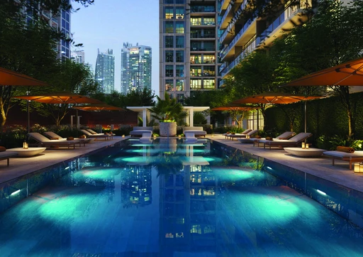 Pool amenity image at Residences Du Port Autograph Collection
