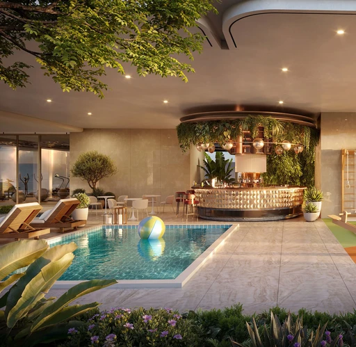 Pool Bar amenity image at Ramada Residences by Wyndham at Dubai Islands