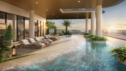 Pool Deck amenity image at Orvessa Residences