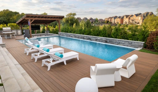 Pool Deck Area amenity image at Flora Isle Beachfront Residences