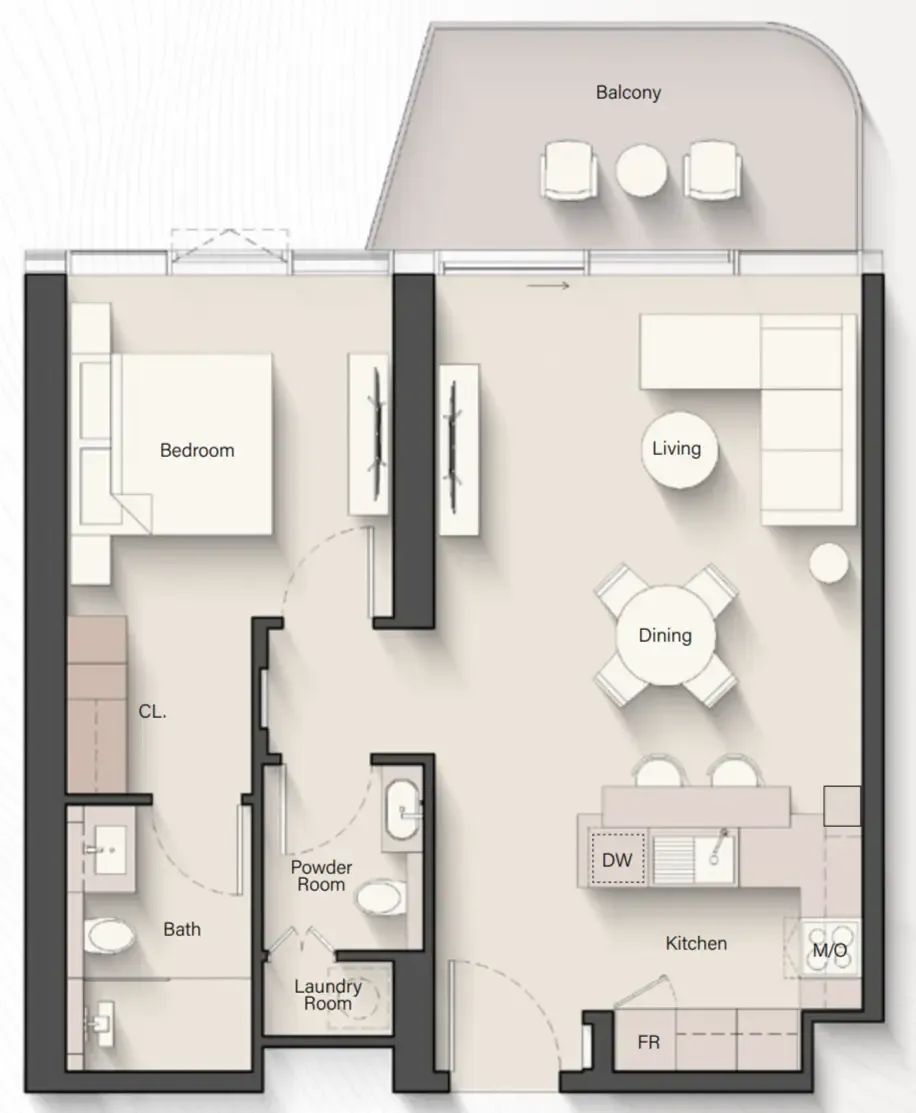 Ellington Portside Square floor plan