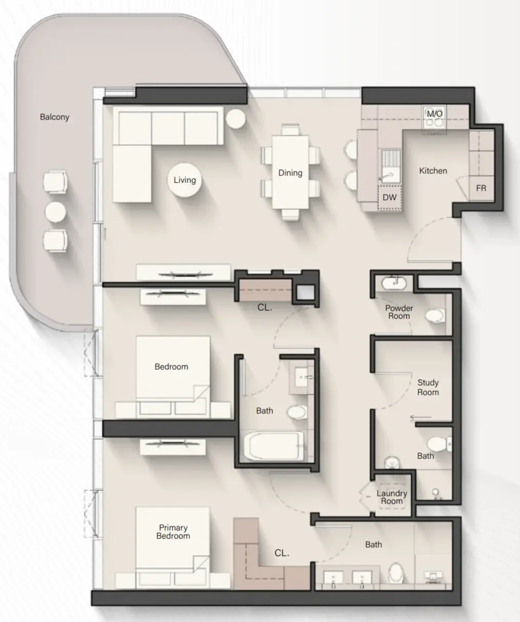 Ellington Portside Square floor plan
