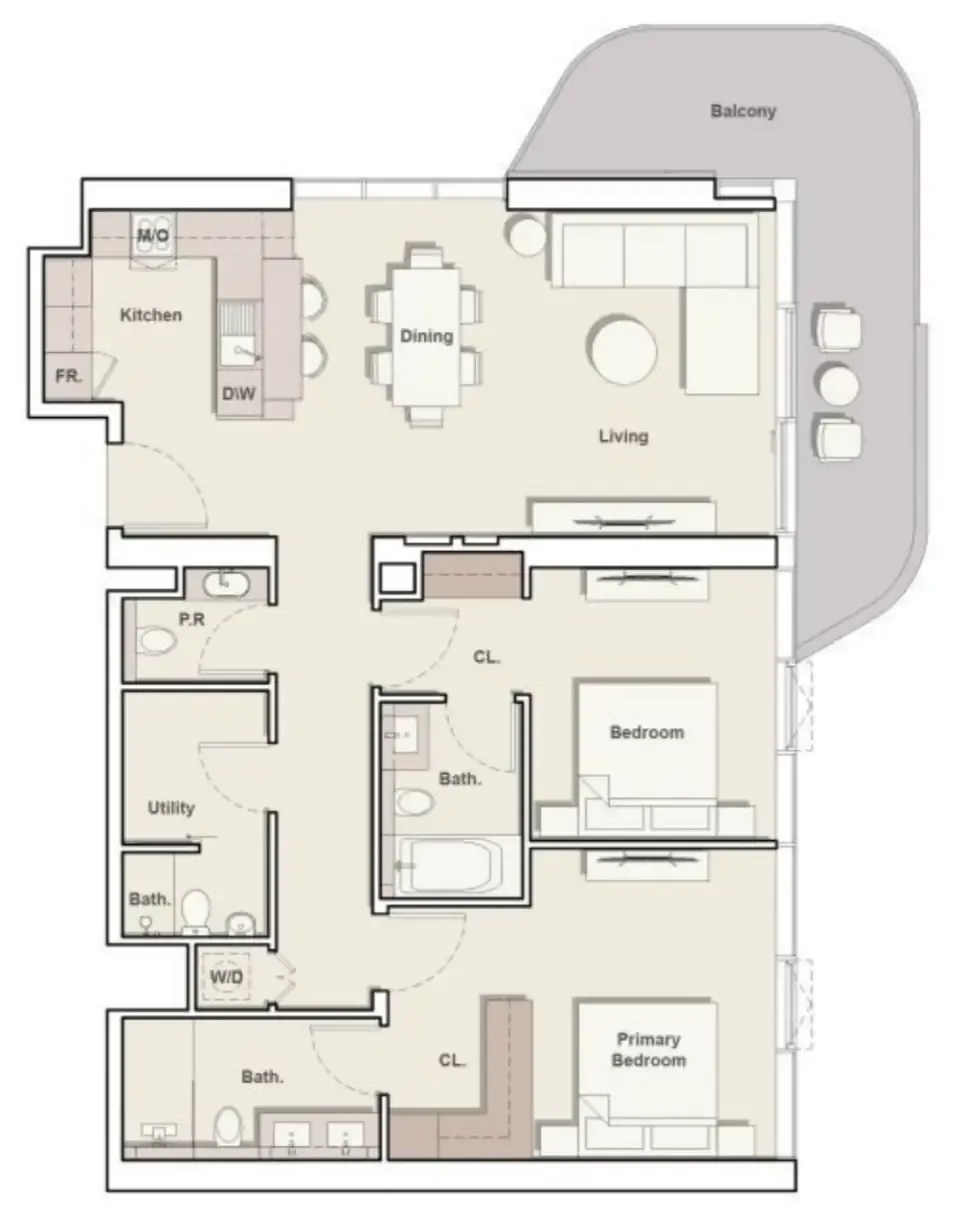 Ellington Portside Square floor plan