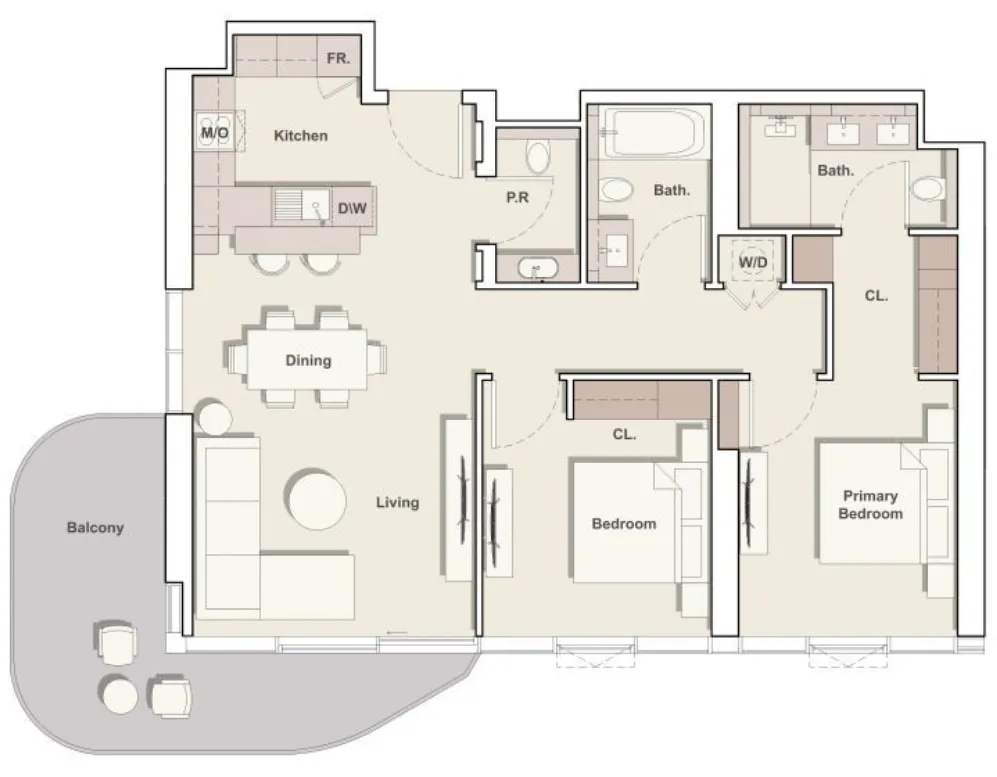 Ellington Portside Square floor plan