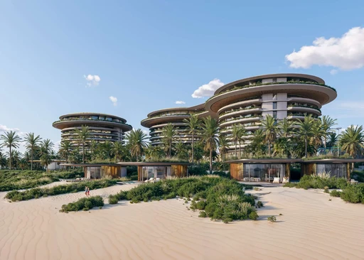 Private Beach amenity image at The Residences at The Dubai Beach EDITION