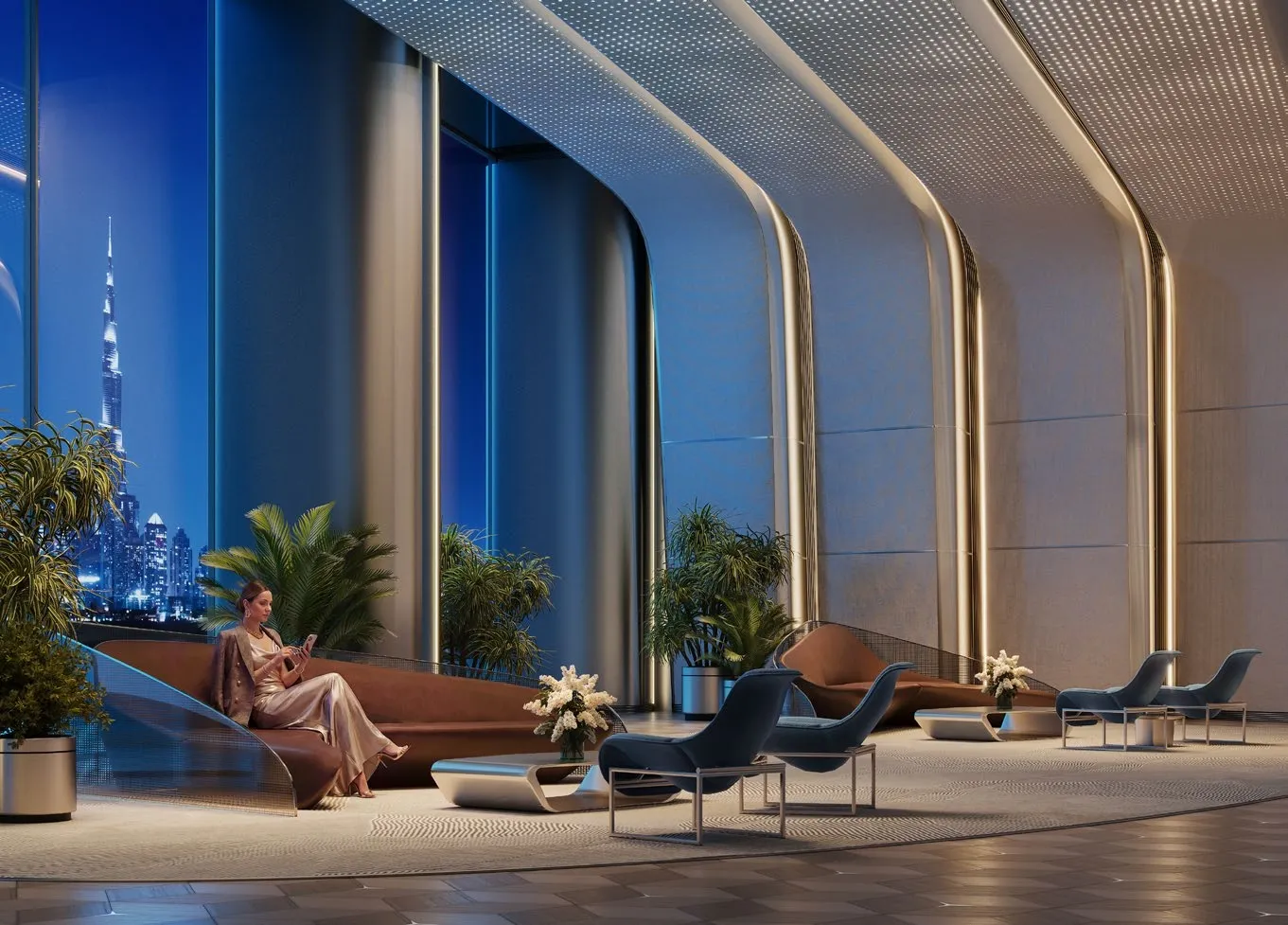 Lobby at Project Maybach in Meydan (Nad Al Sheba 1) Dubai