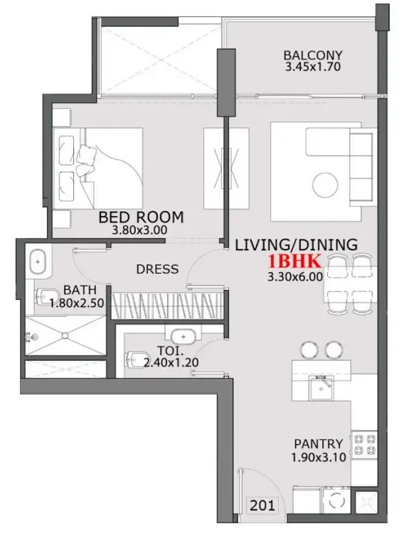 IKR Development Provenza Residences floor plan