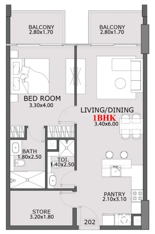 IKR Development Provenza Residences floor plan