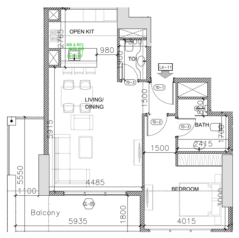 AYS Developers Q Gardens Aliya floor plan