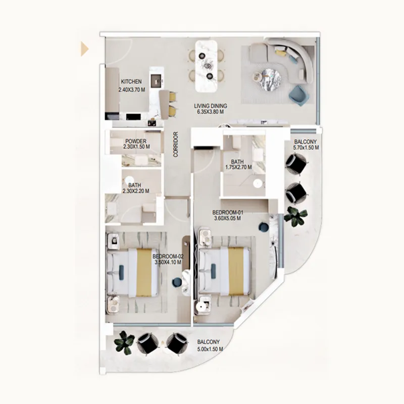 Rabdan Developments Rabdan Gardens floor plan