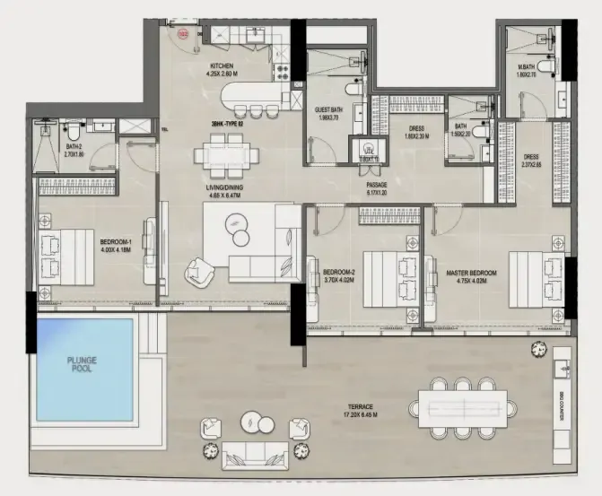 Rabdan Developments Rabdan Gates floor plan