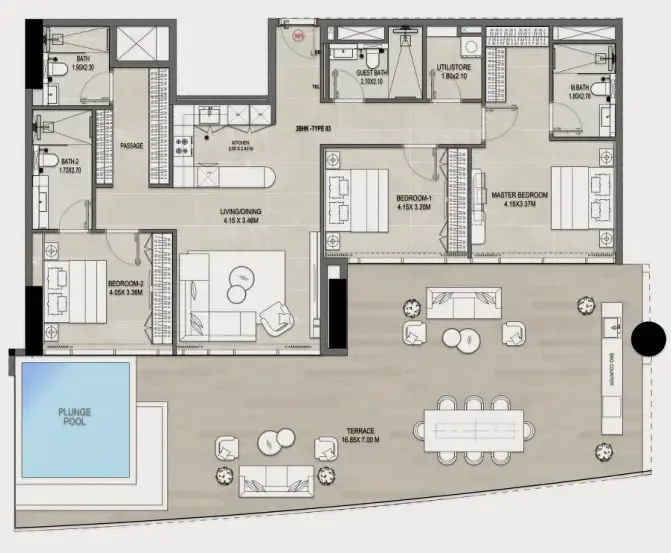Rabdan Developments Rabdan Gates floor plan