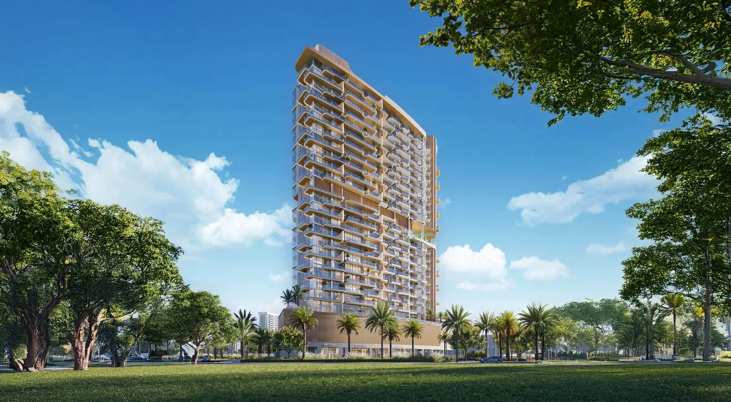 Exterior at Rabdan Gates in Majan Dubai