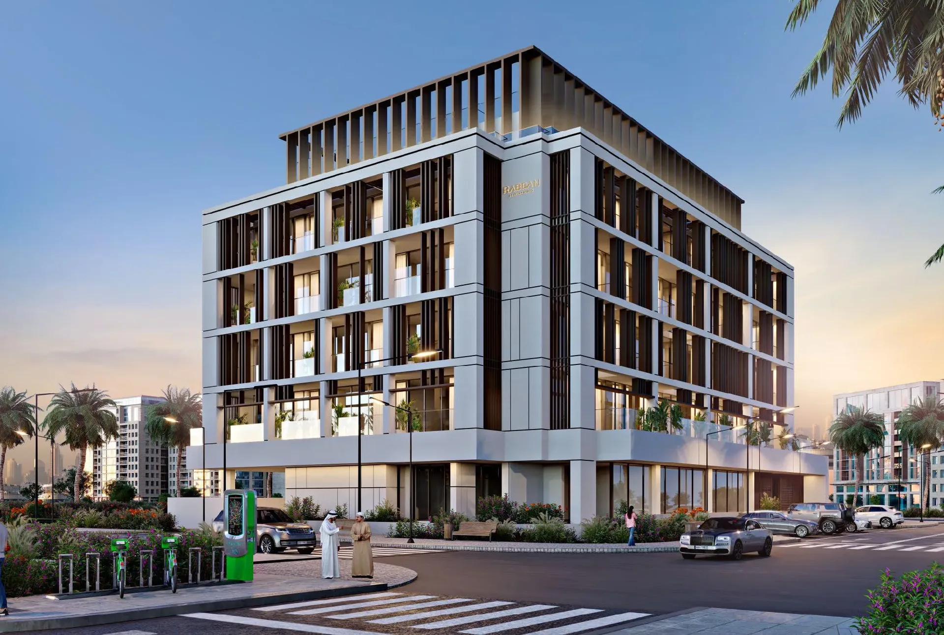 rabdan square dubai project exterior Exterior at Rabdan Square in Dubai
