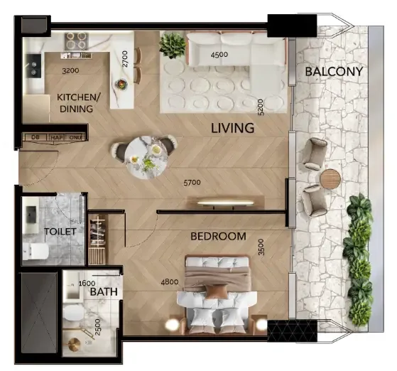 Radiant Real Estate Radiant Bridges floor plan