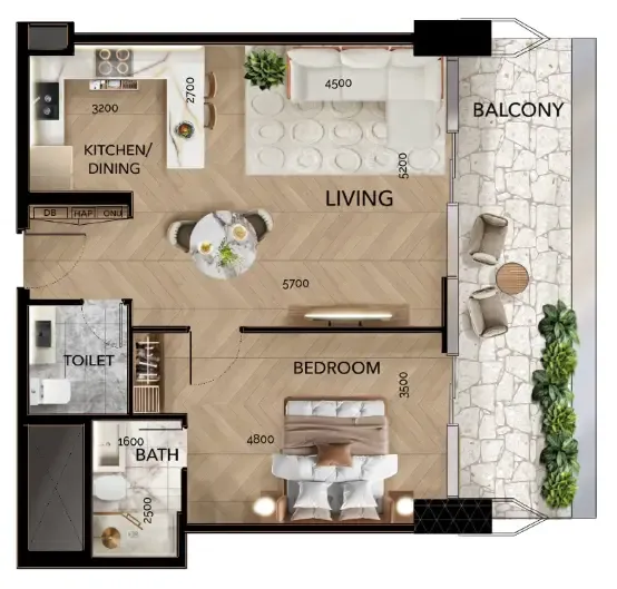 Radiant Real Estate Radiant Bridges floor plan