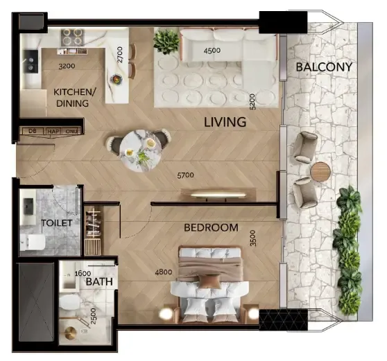 Radiant Real Estate Radiant Bridges floor plan