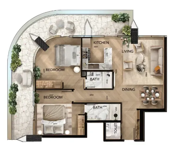 Radiant Real Estate Radiant Bridges floor plan