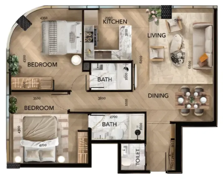 Radiant Real Estate Radiant Bridges floor plan