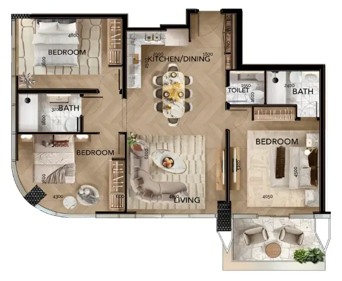 Radiant Real Estate Radiant Bridges floor plan
