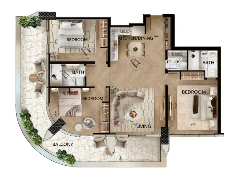 Radiant Real Estate Radiant Bridges floor plan