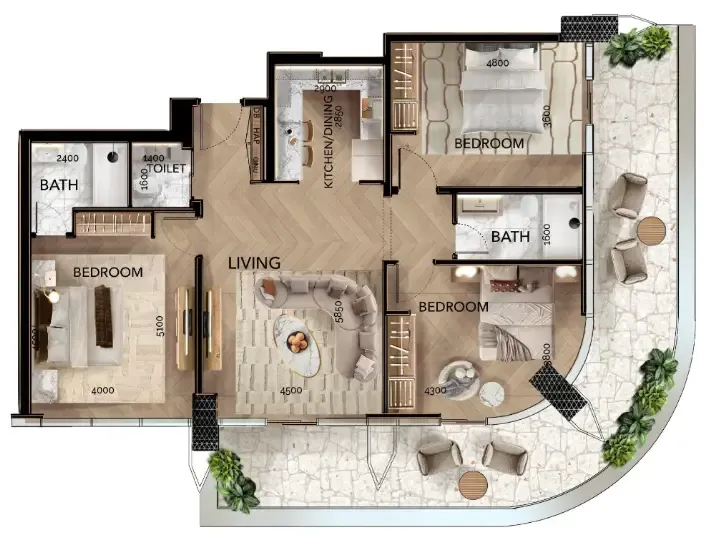 Radiant Real Estate Radiant Bridges floor plan