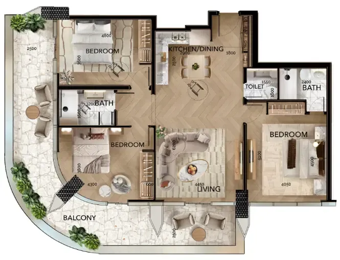 Radiant Real Estate Radiant Bridges floor plan