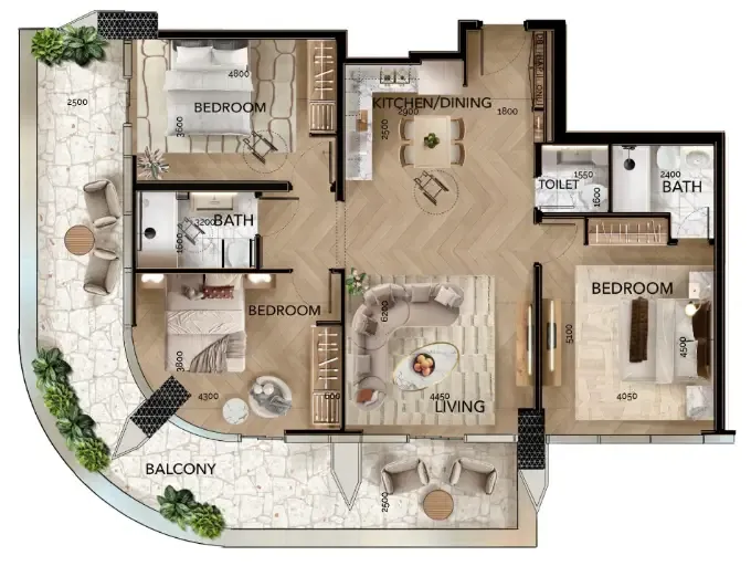 Radiant Real Estate Radiant Bridges floor plan