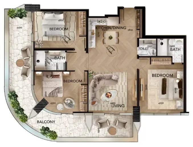 Radiant Real Estate Radiant Bridges floor plan