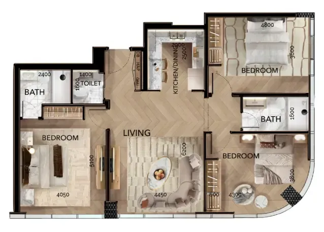 Radiant Real Estate Radiant Bridges floor plan
