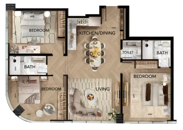 Radiant Real Estate Radiant Bridges floor plan