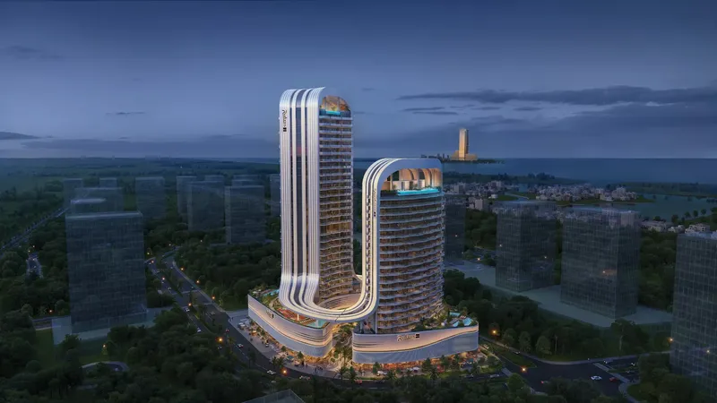 Exterior at Radisson Blu Hotel & Residences in Rak Central Ras Al Khaimah